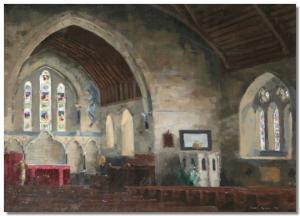 FLINN John 1900-1900,Interior PiltownChurch,1985,Gilding's GB 2009-01-13