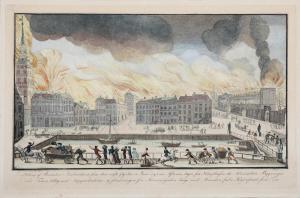 FLINT Andreas,(b. Copenhagen 1767, d. 1824) \“Forestilling af Br,1795,Bruun Rasmussen 2024-01-15