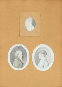 Flint Andreas,Three miniature portraits depicting a married coup,Bruun Rasmussen 2021-06-28