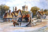 FLINT R.Wighton,Village Scene,1900,Shapes Auctioneers & Valuers GB 2014-04-04