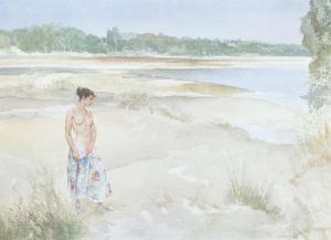 FLINT William Russell 1880-1969,Carlotta on the Loire,Adams IE 2015-11-22