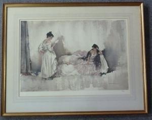 FLINT William Russell 1880-1969,Memorizing Act II,Simon Chorley Art & Antiques GB 2011-06-23