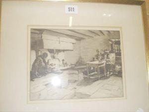 FLINT William Russell 1880-1969,The Pasada Kitchen Algeria,Dreweatt-Neate GB 2009-08-13
