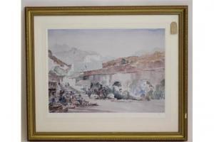 FLINT William Russell 1880-1969,Village scene,Hartleys Auctioneers and Valuers GB 2015-06-17