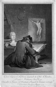 FLIPART Jean Jacques 1719-1782,Der Zeichner,1757,Galerie Bassenge DE 2020-06-03