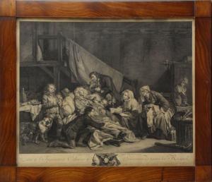 FLIPART Jean Jacques 1719-1782,LE PARALITIQUE SERVIS PAR SES ENFANT,1767,Eva Aldag DE 2021-10-30