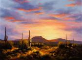 FLITNER David 1900-1900,Desert Sunset,Hindman US 2019-05-02