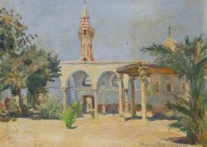 FLORA CARAVIA Thalia 1871-1960,View of a Mosque,Shapiro Auctions US 2024-01-27