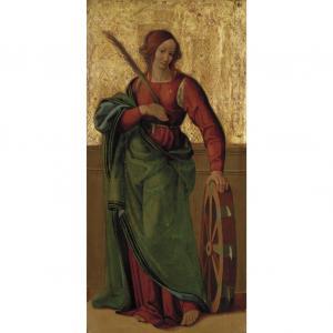 FLORENTINE SCHOOL,Saint Catherine of Alexandria,1500,William Doyle US 2014-05-21