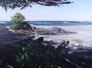 FLORIAN Robert 1964,sunshine at lismer's beach,2004,Maynards CA 2018-10-24