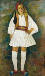FLORIAS Constantin (Tin) 1897-1969,Danseuse grecque,Aguttes FR 2010-06-14