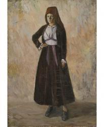 FLORIS Carmelo 1891-1960,Ragazza ollolai,Christie's GB 2005-11-28