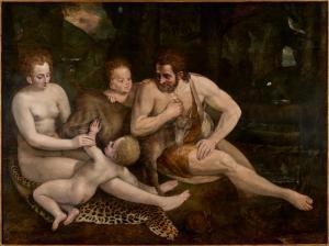 FLORIS Frans de Vrient I 1519-1570,Adam et Eve, avec Caïn et Abel,Sotheby's GB 2023-11-14