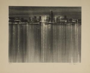 FLORSHEIM Richard Aberle 1916-1979,Across the River,Ripley Auctions US 2024-03-30