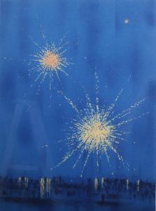 FLORSHEIM Richard Aberle 1916-1979,Fireworks,Ripley Auctions US 2024-03-30