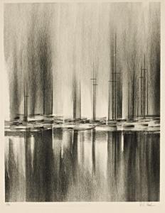 FLORSHEIM Richard Aberle 1916-1979,Light & Water,1959,Ripley Auctions US 2024-03-30