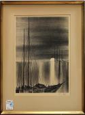 FLORSHEIM Richard G 1905-1979,Moonrise,Clars Auction Gallery US 2013-05-18