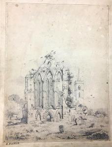 FLOWER John 1793-1861,Ruined Church,Simon Chorley Art & Antiques GB 2018-11-20
