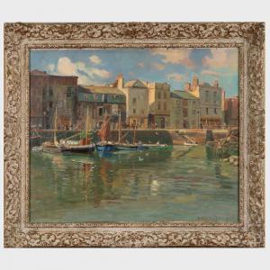 FLOYD Donald Henry 1892-1965,By the Harbour,1946,Stair Galleries US 2024-01-25