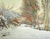 FLOYD Donald Henry 1892-1965,Snow Drift in Whitebrook Valley, Mon,1953,Simon Chorley Art & Antiques 2018-01-30