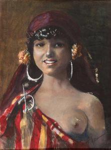 FLYE SAINTE MARIE Pierre 1869-1956,Ritratto di giovane ragazza araba,Minerva Auctions IT 2015-05-19