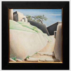 FOERSTER Peter 1887-1948,Narrow Passageway,Stair Galleries US 2021-06-04