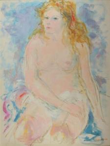 FOGARTY Thomas 1873-1938,Seated Female Nude,Burchard US 2017-03-26