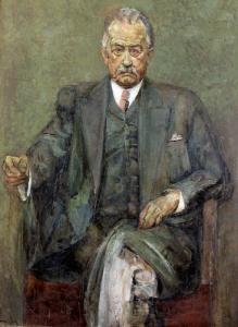 FOGLIA Giuseppe 1888-1950,Porträt eines sitzenden Herrn im Anzug.,Dobiaschofsky CH 2006-05-01