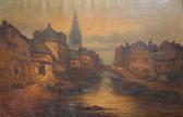 FOLEY H 1848-1874,A Flemish Townscape,Bamfords Auctioneers and Valuers GB 2016-01-20