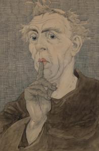 FOLKARD Charles James 1878-1963,portrait of a man,1935,Burstow and Hewett GB 2024-02-29