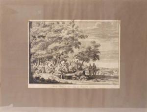 FOLKEMA Jacob 1692-1767,Weite Landschaft auf Batavia (Java) mit Figurenstaffage,Bloss DE 2010-07-05
