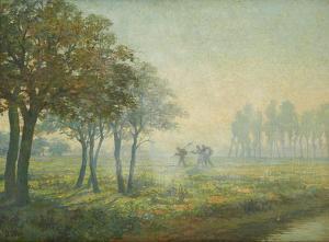 Foller Lucien 1869-1938,Lever de jour en Flandre Occidentale, Diksmude,Horta BE 2014-05-19