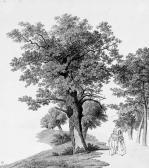 FOLLERWEDER Rodolf 1774-1847,A wooded lake with an elegant couple walking,Christie's GB 2000-12-15
