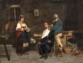 FOLLI Francesco 1800-1900,The Barber,1882,Palais Dorotheum AT 2018-09-18