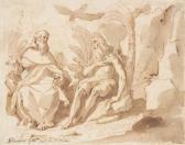 FOLLI Sebastiano 1568-1621,The Meeting of Saint Anthony Abbot and Saint Paul ,Christie's 2005-01-25