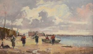 FOLLINI Carlo 1848-1938,Marina,Meeting Art IT 2024-04-20