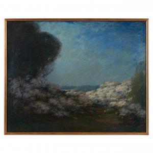 Fonda Ochtman Mina 1862-1924,Nocturnal Landscape,Skinner US 2023-01-25