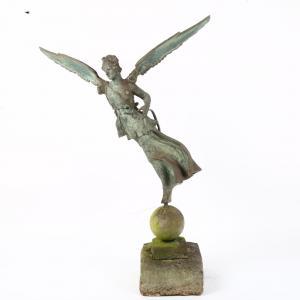 FONDERIA SOMMER,Nike atop a globe holding serpent staff,Burstow and Hewett GB 2022-02-09