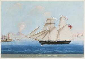 FONDO Nicola 1800-1800,Wave of Brixham Vm. Penny Commander,1855,John Moran Auctioneers US 2019-12-15