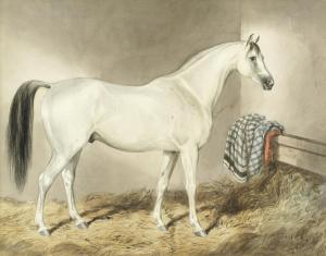 FONSECA John Joseph 1800-1800,Arab stallion in a stable,1876,Bonhams GB 2017-02-01