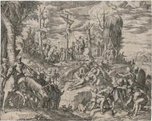 FONTANA Giovanni Battista 1524-1587,Golgatha,1569,Galerie Bassenge DE 2020-11-25