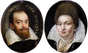 FONTANA Lavinia,Double-sided portrait of a bearded gentleman and a,1604,Sotheby's 2023-09-20