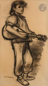 FONTANAROSA Lucien Joseph 1912-1975,La Guitariste,Ader FR 2023-10-20
