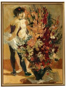FONTANAROSA Lucien Joseph 1912-1975,Le bouquet rouge et le,1965,AuctionArt - Rémy Le Fur & Associés 2025-06-20