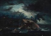 FONTANESI Antonio 1818-1882,A Storm at Sea,1877,Christie's GB 2014-01-14