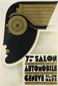 FONTANET noel,7ME. SALON INTERNATIONAL DE L'AUTOMOBILE ET DU CYC,1930,Swann Galleries 2014-04-24