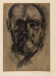 FONVIZIN ARTHUR 1883-1973,Self Portrait,1926,Shapiro Auctions US 2016-05-21