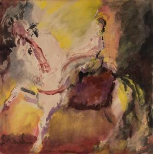 FONVIZIN ARTHUR 1883-1973,The Circus Performer,Shapiro Auctions US 2016-03-12