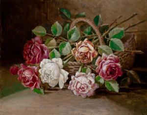 FOOTE FERGUSON Elizabeth 1884-1925,Still Life with Roses,William Doyle US 2024-01-10