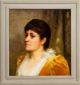 FORBES Elizabeth A.Stanhope 1859-1912,PORTRAIT OF A LADY,1885,McTear's GB 2024-04-10